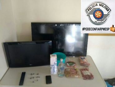 Trio com dois menores são presos por furto no Balneário Costa Azul