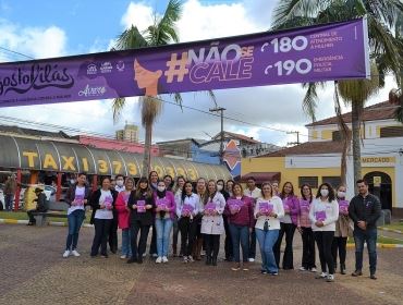 Campanha conscientiza sobre violência contra a mulherCampanha conscientiza sobre violência contra a 