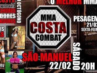 Costa Combat: evento de MMA agita São Manuel