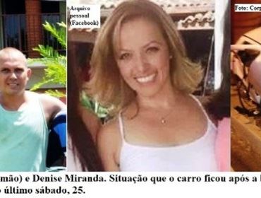 Casal Rodrigo Alemão e Denise Miranda morrem em acidente próximo da Emapa