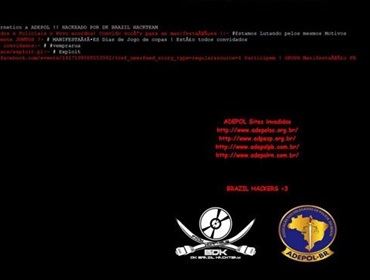 Hackers atacam sites de associações de delegados de SP, SC e RN Invasores pedem que polícia vá para 