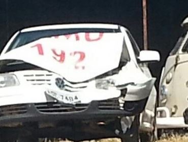 Viatura do Samu saiu fora da rota de serviço e ocasionou uma colisão frontal com um caminhão.