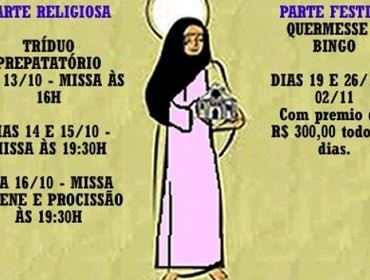 DIA 13 COMEÇA A FESTA DE STA. EDWIGES NA PRAÇA TAMANDARÉ.