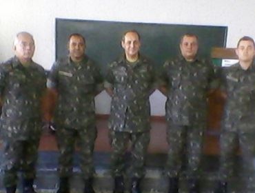 Ten. Cel. Renato do Exército Brasileiro Inspeciona Delegacia do Serviço Militar em Avaré