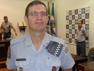     CAPITÃO LUIZ CEZAR JUNIOR  DO BATALHÃO DE AVARÉ DEFENDE TESE EM S. PAULO 