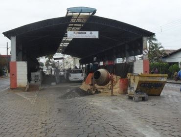 INICIADA A REFORMA DO TERMINAL CAIXOTÃO.