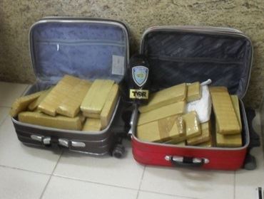 QUASE QUARENTA QUILOS DE MACONHA APREENDIDO PELA TOR.