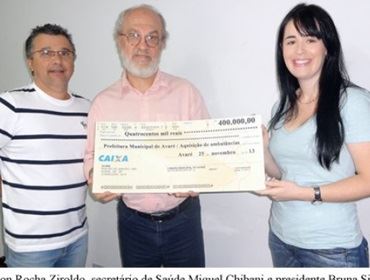 Câmara destina R$623.669,37 para Prefeitura Municipal de Avaré