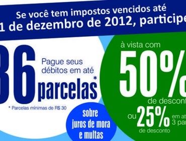 Programa de parcelamento de dívidas prossegue até 28/2