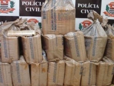 POLÍCIA CIVIL APREENDE GRANDE QUANTIDADE DE MACONHA EM TAGUAÍ