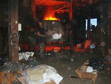 POLÍCIA CIVIL INCINERANDO 345 QUILOS DE DROGAS