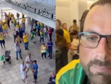 Cena impressiona ao mostrar ‘avalanche verde e amarela' de eleitores em Miami (veja o vídeo)