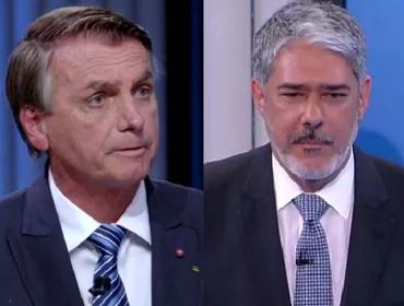 Bolsonaro não desperdiça a oportunidade e faz chacota com Bonner
