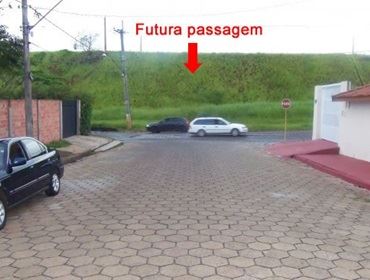 Passagem por baixo dos trilhos da FEPASA, interligará Vila jardim.