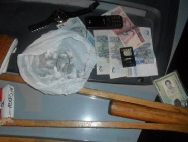 Deficiente físico é detido em Itaí por suspeita de tráfico de drogas